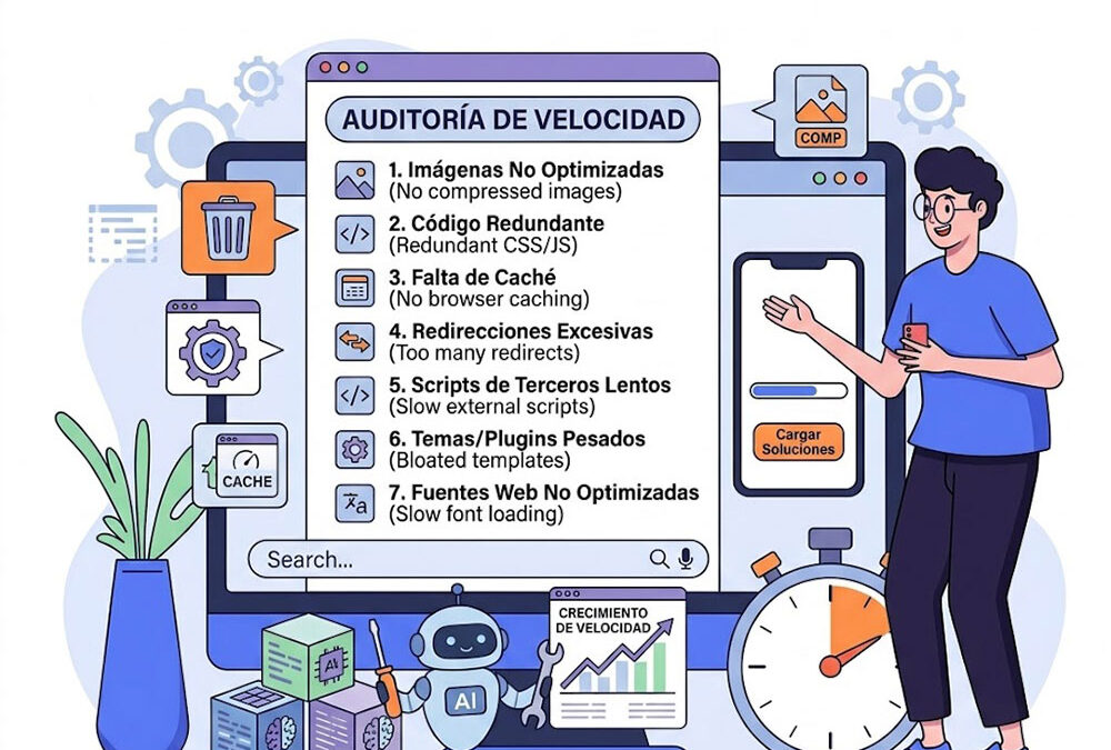 7 errores de SEO On-Page que arruinan la velocidad de tu web (y cómo solucionarlos)